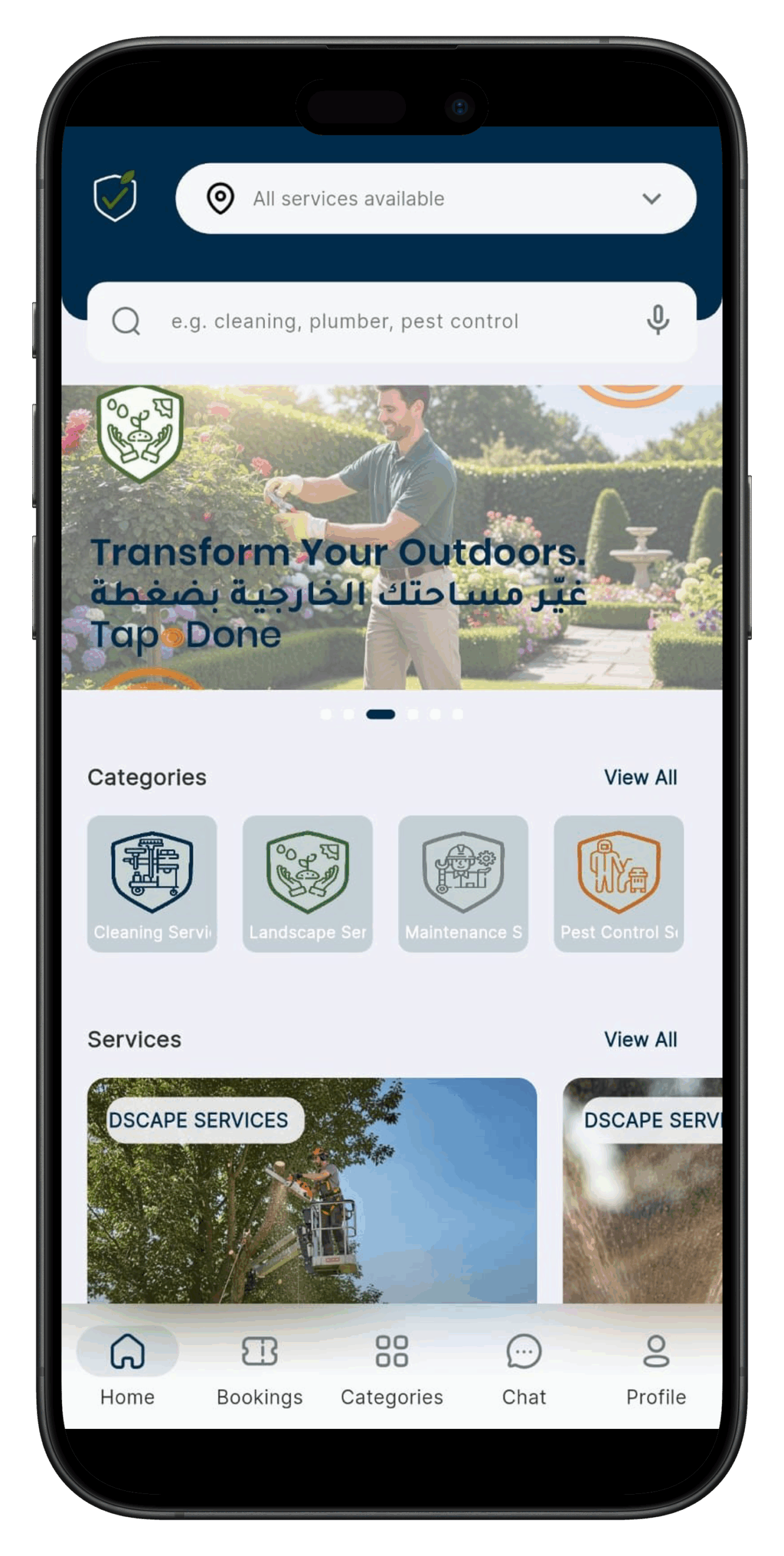 Download the WEDO On-Demand Home Services App in Bahrain for cleaning and maintenance bookings.